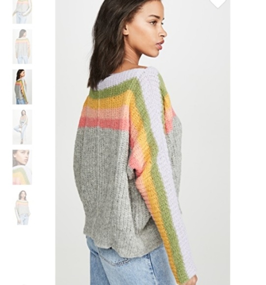 FREE PEOPLE | See The Rainbow Sweater NEW - Picture 7 of 11